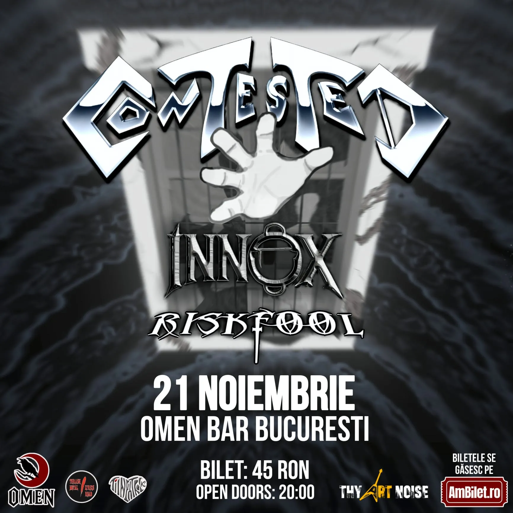 Contested live in Bucharest at Omen Bar